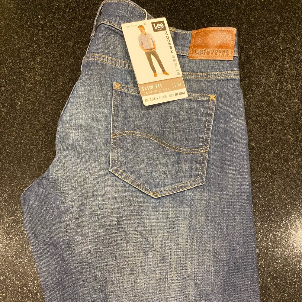 NWT Mens Lee Modern Series Slim Fit Jeans size 36x30